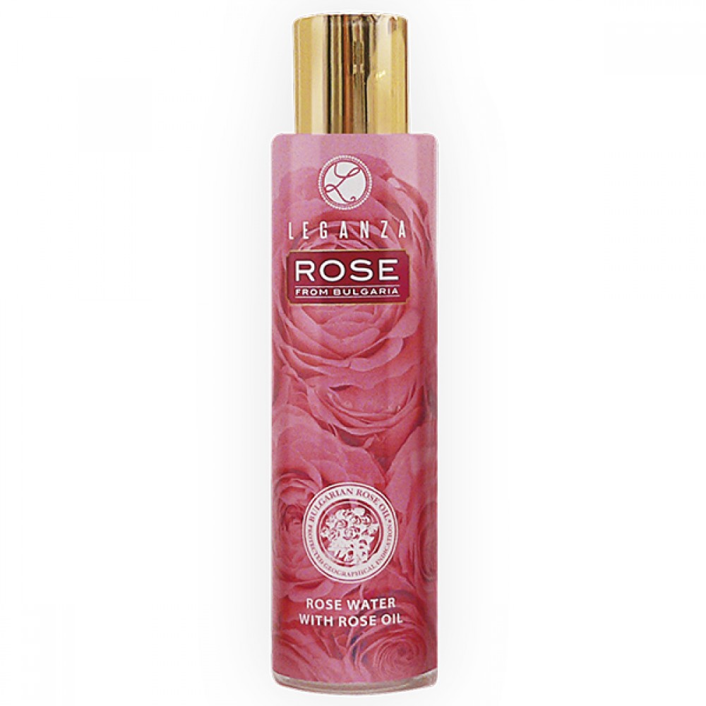 Φυσικό Ροδόνερο Leganza Rose με Βουλγαρικό Ροδέλαιο | Rosa Impex 135ml Καθαριστικά προσώπου