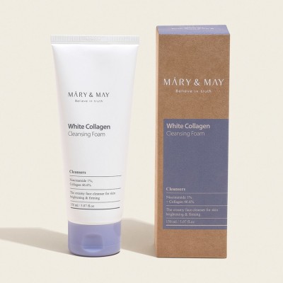 Αφρός Καθαρισμού Mary & May White Collagen 150ml
