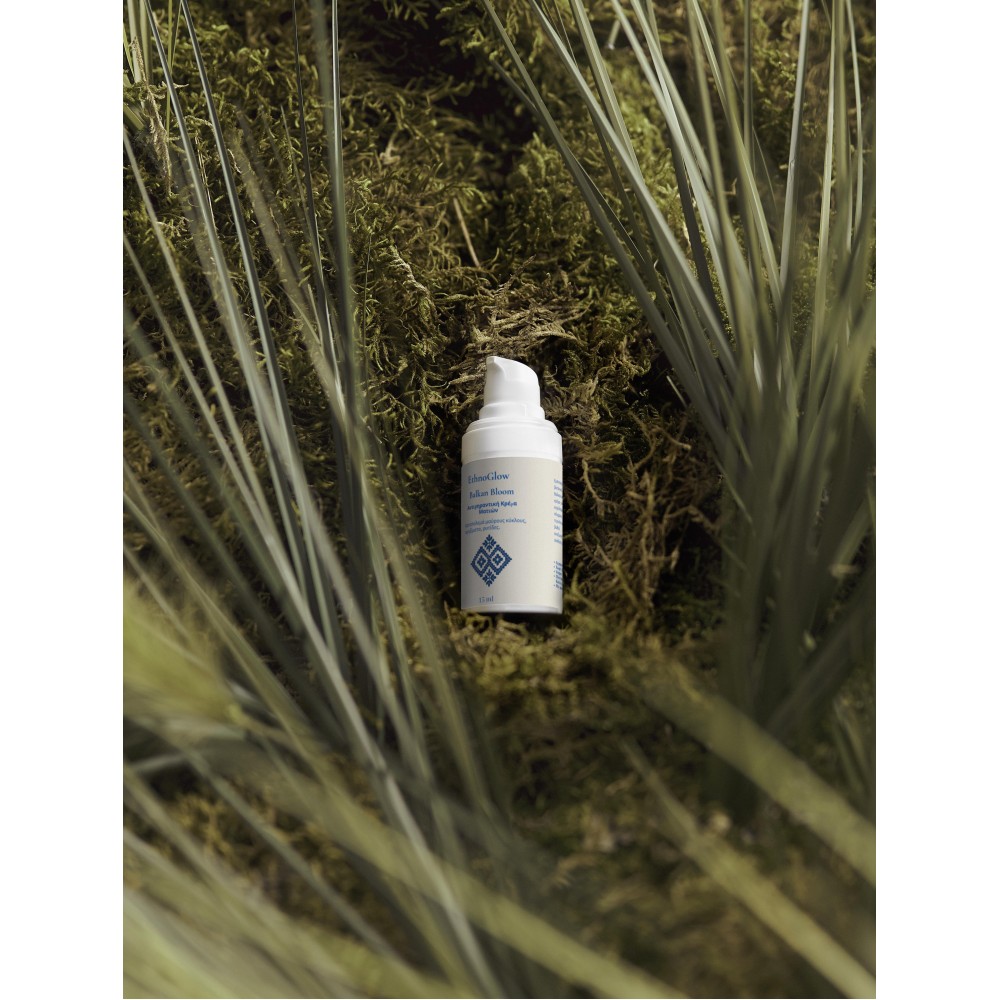 ETNOGLOW ΑΝΤΙΓΗΡΑΝΤΙΚΗ ΚΡΕΜΑ ΜΑΤΙΩΝ BALKAN BLOOM Περιποίηση Προσώπου