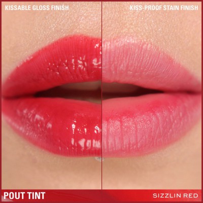 Ανεξίτηλο ενυδατικό lip gloss Revolution Pout Tint Sizzlin Red 4.6ml